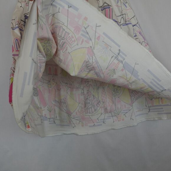 G Essentials Skirt Womens Size 10 City/Fashion Print Preppy Coquette Feminine - Picture 6 of 12